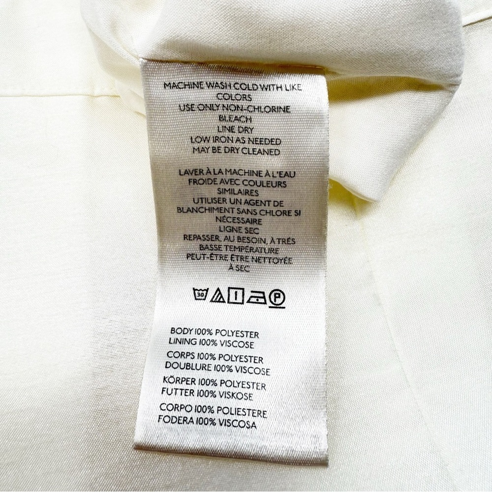 Maeve White Pleated Skirt Size 10 NWT Anthropologie - Picture 9 of 14
